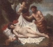 unknow artist Jupiter and antiope oil painting reproduction